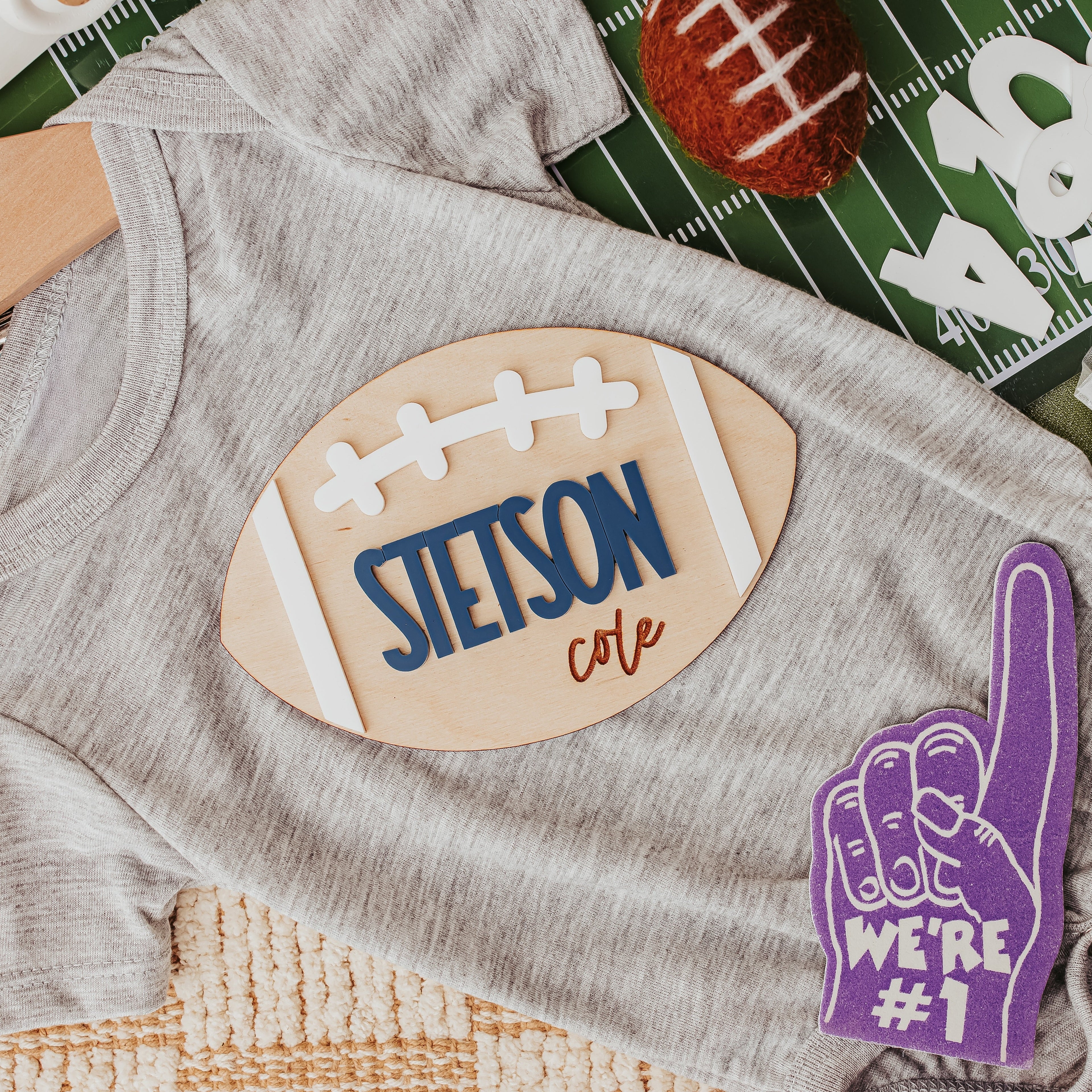Football Baby Name Announcement